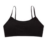 Soutien gorge sans fil de couleur unie pour adolescents, sous vtements de sport pour enfants, en coton, ...