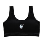 Soutien - gorge de sport pour jeunes filles, haut court rembourr en maille avec motif d'ours de dessin ...