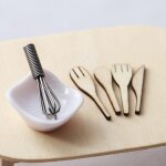 Spatule batteur a ¿ufs 6 pices, ensemble de modles, dcor de scne de vie
