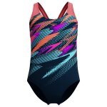 Speedo - kid's digi placement splashback - maillot de bain taille 128, bleu