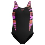 Speedo - kid's hyperboom splice muscleback - maillot de bain taille 128, noir