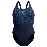 Speedo - women's hyperboom placement muscleback - maillot de bain taille 38, bleu