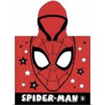 Spider man - poncho de bain a capuche 55 x 110 cm