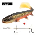 Spinpoler - leurre souple avec hame?on stinger rig, app?t ?lid?al pour la p?che ? la tra?ne en mer ou ...