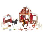 Spirit l'indomptable : centre equestre deluxe lucky et spirit poup�e - mattel