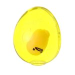 Squishy jaune broyage oeuf transparent anti - stress squeeze party cadeau amusant, jaune