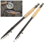 Srbtv - nouvelle canne a peche a la mouche telescopique de 2, 1 m, 2, 4 m, 2, 7 m, 3 m, portable, en ...