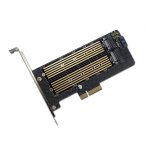 Ssd m. 2 nvme ngff vers emplacement pour carte pcie x4 x8 x16 d'extension adaptateur double disque sata ...