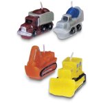 St��dter d�coration de bougies v�hicules de chantier