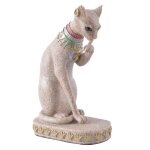 Statue de chat en pierre de sable de style egyptien antique, modèle de figurine sculptée a la main Statue de chat en pierre de sable de style egyptien antique, modèle de figurine sculptée a la main