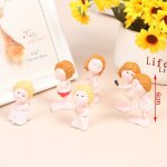 Statue de mini ange fille mignonne 1:12, en résine, micro paysage, ornements de jardin, maison de poupée, ... Statue de mini ange fille mignonne 1:12, en résine, micro paysage, ornements de jardin, maison de poupée, ...