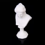 Statue de vnus en rsine blanche, accessoire miniature pour maison de poupe, sculpture de buste, dcoration, ...