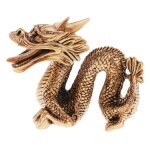 Statue du zodiaque chinois, figurine de dragon, article d'ameublement porte - bonheur