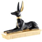Statuette egyptienne anubis le chacal 17 cm