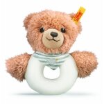 Steiff - 239939 - doudou - ours dors bien - anneau de prhension - gris