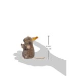 Steiff - 56222 - peluche - souris piff - gris