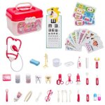 St�thoscope de mat�riel m�dical, ensemble de jouets pour enfants, bo�te de rangement, cadeau pour enfants ...