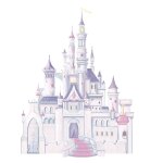 Stickers chteau belle au bois dormant princesse disney - enfants
