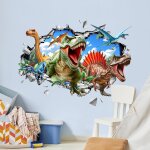 Stickers muraux dinosaure 3d autocollant mural percer le mur parc a dinosaures decoration chambre bebe ... Stickers muraux dinosaure 3d autocollant mural percer le mur parc a dinosaures decoration chambre bebe ...