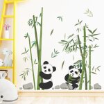 Stickers muraux panda et bambou stickers muraux ours animaliers chambre d'enfant nurserie Stickers muraux panda et bambou stickers muraux ours animaliers chambre d'enfant nurserie