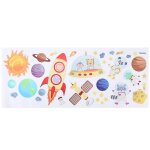 Stickers muraux spatiaux vibrants pour enfants ¿ autocollants plan�tes pour d�coration de chambre d'enfant ...