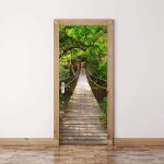 Sticker porte trompe l'oeil effect 3d intérieure muraux pvc stickers pour décoration mur salon cuisine ... Sticker porte trompe l'oeil effect 3d intérieure muraux pvc stickers pour décoration mur salon cuisine ...