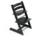 Stokke tripp trapp chaise haute pour b�b� / enfants si�ge rigide noir