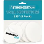 Strongest home poignée de porte murale 8cm set 5 pièces caoutchouc blanc bouton de porte rond coussin ... Strongest home poignée de porte murale 8cm set 5 pièces caoutchouc blanc bouton de porte rond coussin ...