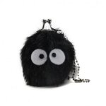 Studio ghibli - porte - monnaie peluche mini noiraude - 8 cm