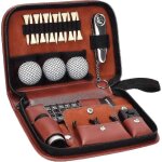 (style3140) cadeaux de golf pour hommes et femmes, ensemble d'accessoires de golf avec etui haut de gamme, ...