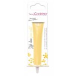 Stylo alimentaire chocolat jaune pastel 25g - scrapcooking - dessinez et ecrivez sur vos prparations ...