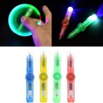 Stylo boule a led, spinner a main, jouets lumineux, antistress, cadeau de soulagement, edc, fournitures ...