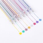 Stylo gel a paillettes 8 couleurs / 12 couleurs, mignon, color, stylo de dessin, surligneur, marqueur ...