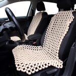 Subzonal - 1 housse de siège de voiture faite a la main beige en perles de bois, massage du dos, tapis ... Subzonal - 1 housse de siège de voiture faite a la main beige en perles de bois, massage du dos, tapis ...