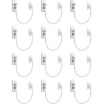 Subzonal - lot de 12 entrebâilleurs de fenêtre pour serrures de fenêtre durables en pvc - sécurité enfant ... Subzonal - lot de 12 entrebâilleurs de fenêtre pour serrures de fenêtre durables en pvc - sécurité enfant ...