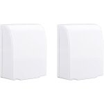 Subzonal - lot de 2 botes etanches pour prises electriques - compatible avec les prises simples standard ...