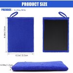 Subzonal - lot de 2 gants d'argile, barre d'argile en microfibre pour dtails de voiture, gants de barre ...