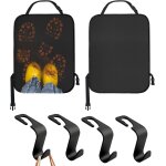 Subzonal - 2 pices protection siege voiture enfant 44 x 66cm, protege siege voiture impermrable, protection ...
