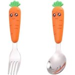 Subzonal - 2 pices set de couverts en inox enfant, couverts enfants en inox, fourchette et cuillre ...