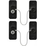 Subzonal - lot de 2 verrous de rfrigrateur pour fentres en upvc, verrous de scurit avec cls et ...