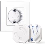 Subzonal - lot de 20 prises de scurit avec mcanisme rotatif - avec ruban adhsif tesa autocollant ...