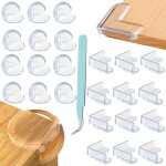 Subzonal - 24pcs coin de table protection, protege coin de table bebe, protege d'angle pour meuble, protecteur ...