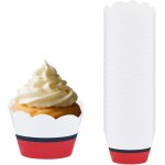 Subzonal - 24pce caissettes a cupcakes dessin animé, en papier rouge et blanc pour muffins gâteaux desserts ... Subzonal - 24pce caissettes a cupcakes dessin animé, en papier rouge et blanc pour muffins gâteaux desserts ...