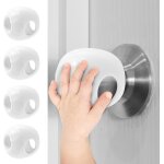 Subzonal - lot de 4 housses de poigne de porte de scurit pour enfants, rutilisables, rsistantes ...