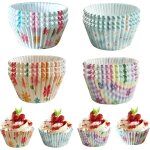 Subzonal - lot de 400 caissettes a cupcakes en papier a motif floral pour décoration de fête d'anniversaire, ... Subzonal - lot de 400 caissettes a cupcakes en papier a motif floral pour décoration de fête d'anniversaire, ...