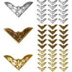 Subzonal - 48 pièces coin livre en métal, protege coin livre rétro protecteur d'angle de couverture de ... Subzonal - 48 pièces coin livre en métal, protege coin livre rétro protecteur d'angle de couverture de ...