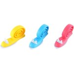 Subzonal - lot de 6 butes de porte, mignonnes et colores, compactes, en forme d'escargot, rglables, ...
