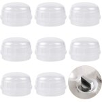 Subzonal - 8pcs couverture de bouton transparent, protections du couvercle du bouton de scurit couverture ...