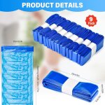 Subzonal - lot de 9 recharge poubelle a couche, sac poubelle couche grande capacit, recharge poubelle ...