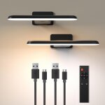 Subzonal - applique murale d'int�rieur batterie rechargeable, lampe led sans fil pour tableaux, 3 temp�ratures ...